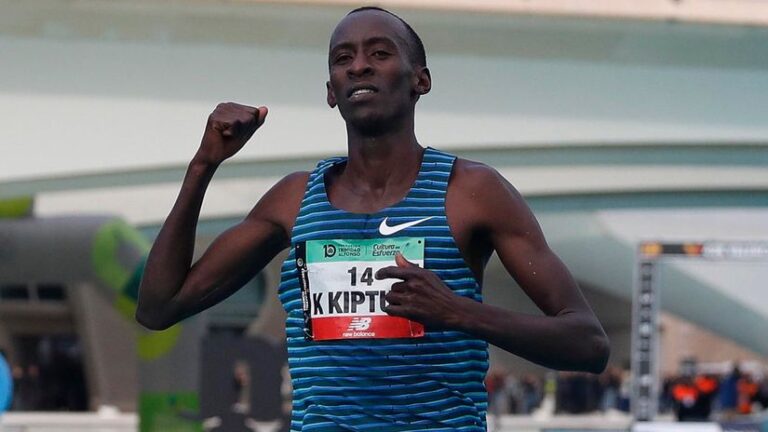 Breaking: Kelvin Kiptum Wins The 2023 London Marathon By Breaking The ...